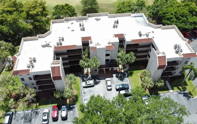 Flat roof replacement on a commercial building by Meyer's Pride Roofing, a leading Dallas roofing company experienced in low-slope and energy-efficient roofing systems.