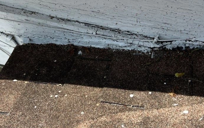 Close up storm Damage